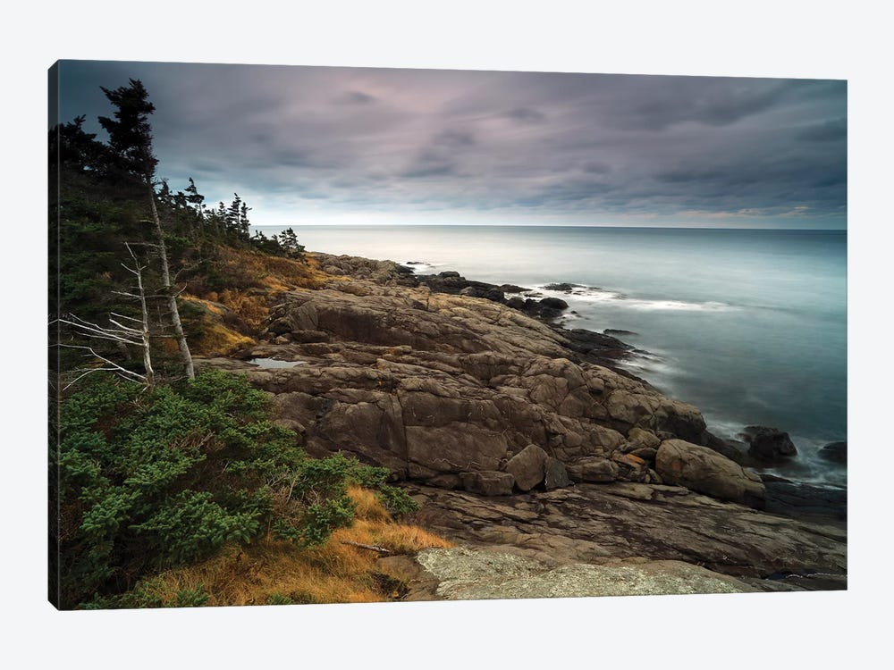 Coast At Dusk, Bay Of Fundy, Canada by Scott Leslie 1-piece Canvas Art Print