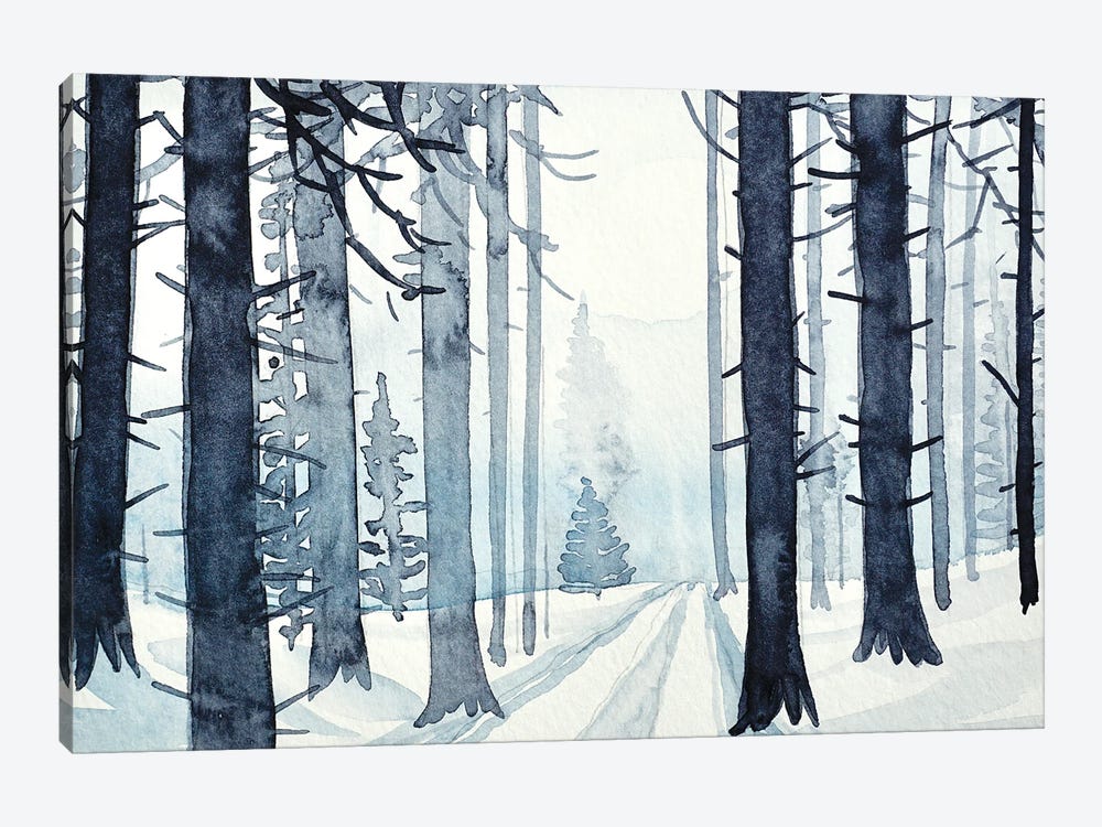 The Lonely Fir Tree by Luisa Millicent 1-piece Art Print