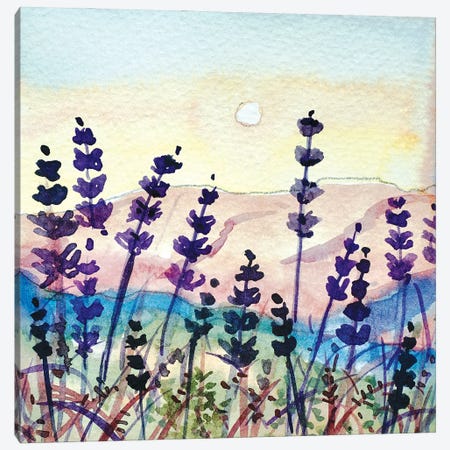 Seedheads On Topanga Skyline Canvas Print #LSM105} by Luisa Millicent Canvas Art Print