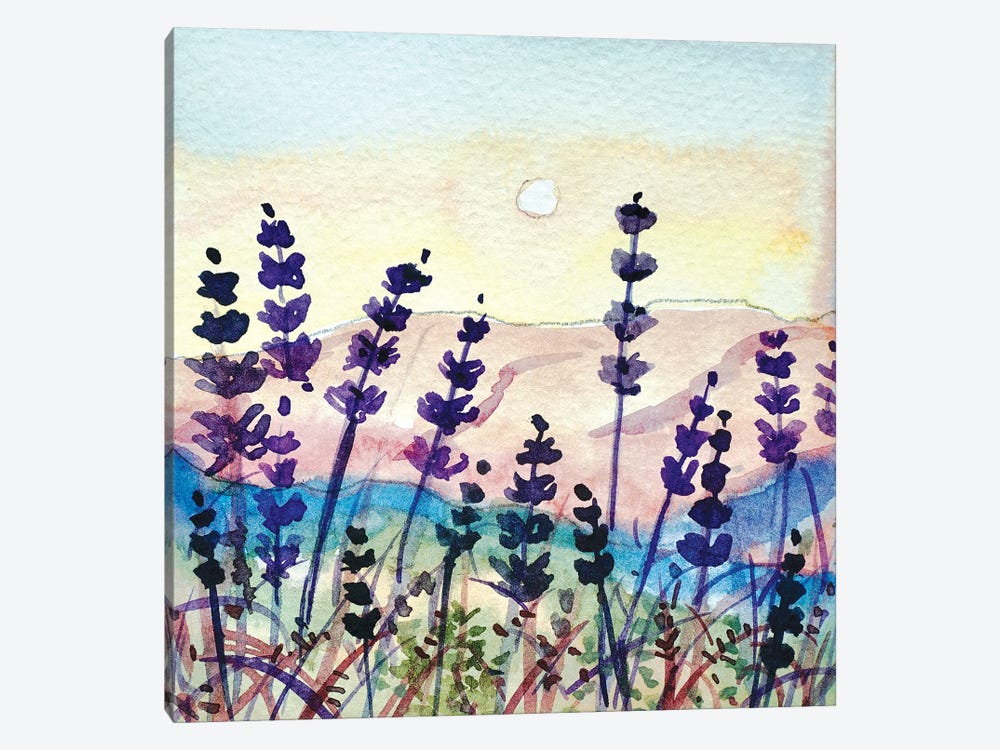 Seedheads On Topanga Skyline by Luisa Millicent 1-piece Canvas Art Print