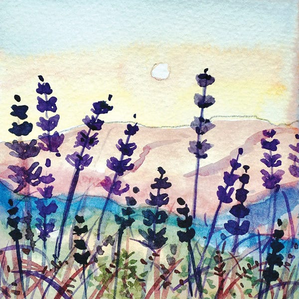 Luisa Millicent: Seedheads On Topanga Skyline by Luisa Millicent