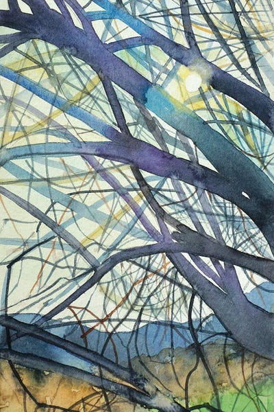 February Branches After The Rain by Luisa Millicent canvas print