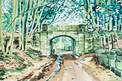 Country Lane - Bickerton by Luisa Millicent art print