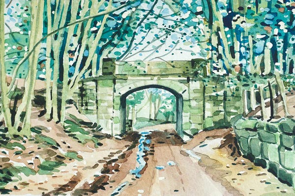 Luisa Millicent: Country Lane - Bickerton by Luisa Millicent
