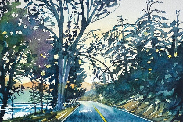 Luisa Millicent: Evening On Lake Vista by Luisa Millicent