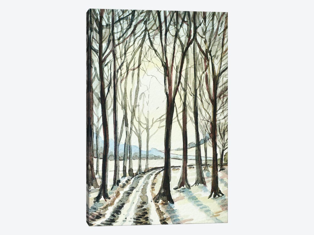 Winter Wood by Luisa Millicent 1-piece Canvas Wall Art