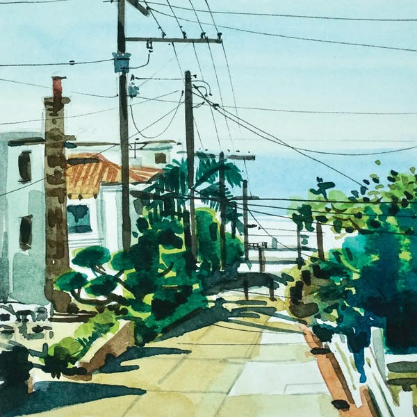 Luisa Millicent: Walk Street 90266 by Luisa Millicent