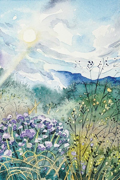 Tranquil Gardens: A Sunny Spring Day In Topanga by Luisa Millicent