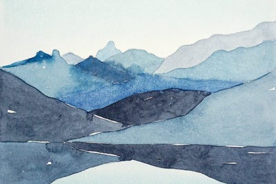 Blue Hills by Luisa Millicent canvas print