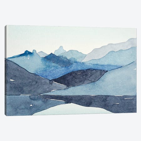 Blue Hills Canvas Print #LSM17} by Luisa Millicent Canvas Artwork