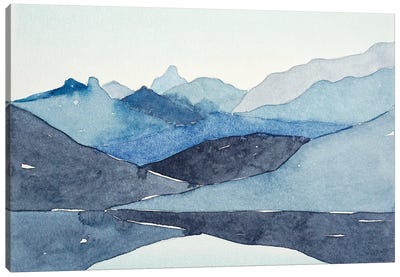Blue Hills Canvas Art Print - Luisa Millicent