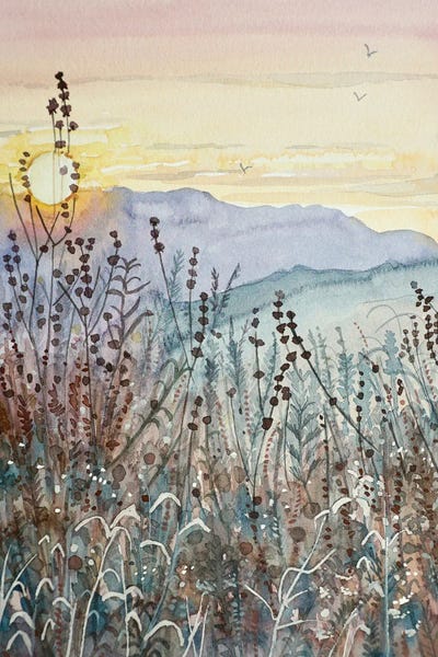 Early Fall Sunset by Luisa Millicent canvas print