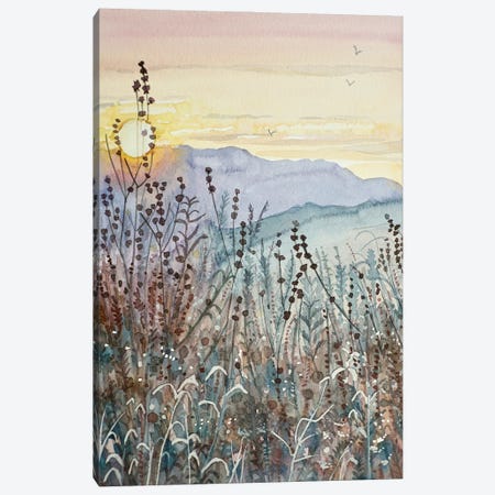 Early Fall Sunset Canvas Print #LSM182} by Luisa Millicent Canvas Wall Art