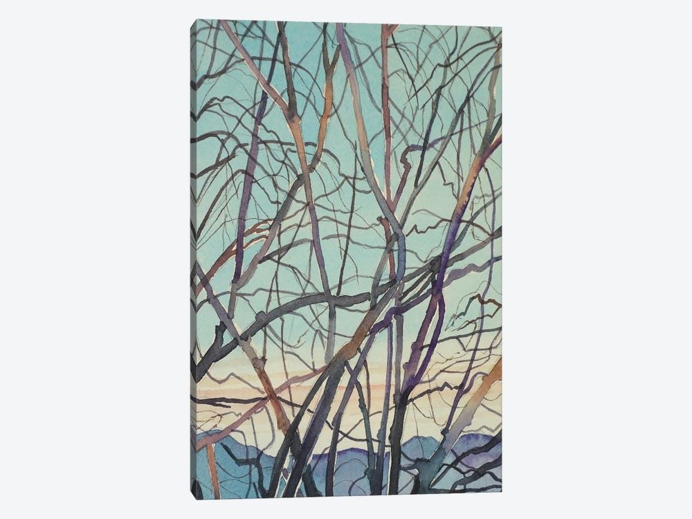 Bare Winter Branches by Luisa Millicent 1-piece Art Print
