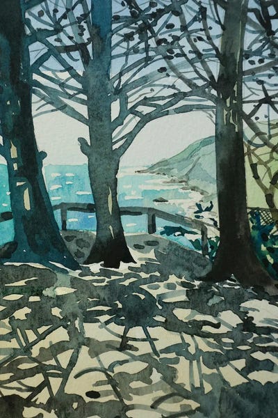 Big Sur: Ragged Point Big Sur by Luisa Millicent