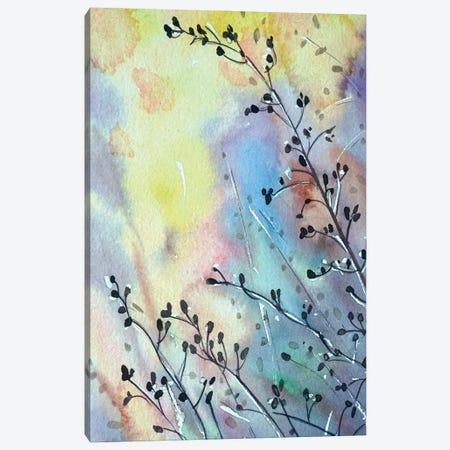 Grasses In The Sunset Canvas Print #LSM207} by Luisa Millicent Canvas Art