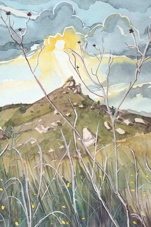 Rocky Oaks Spring by Luisa Millicent wall art