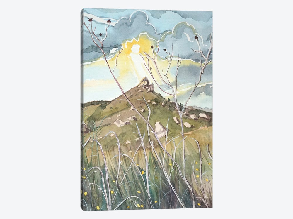 Rocky Oaks Spring by Luisa Millicent 1-piece Canvas Print