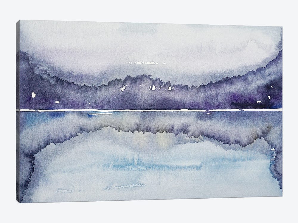 Purple Lake by Luisa Millicent 1-piece Canvas Art