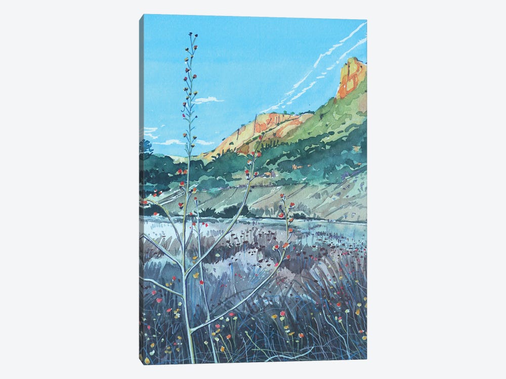 Malibu Creek Whispering Grasses by Luisa Millicent 1-piece Canvas Art