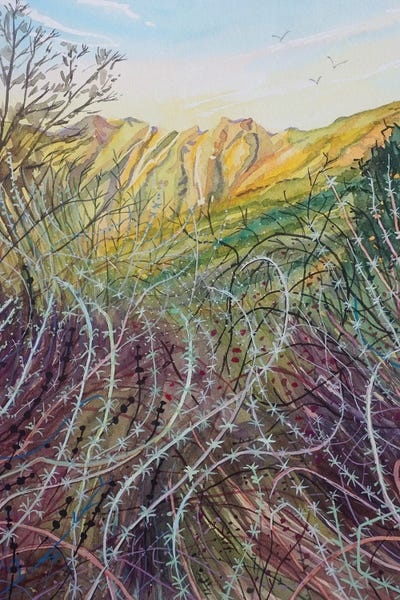 Autumn Tangle Topanga by Luisa Millicent art print