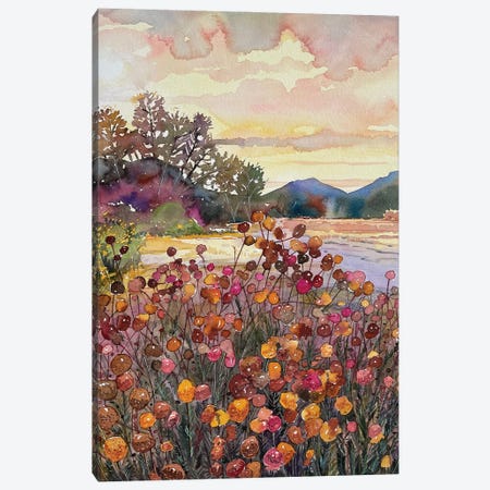 Peter Strauss Winter Afternoon Canvas Print #LSM247} by Luisa Millicent Canvas Wall Art