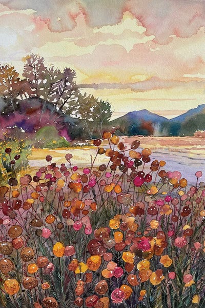 Landscapes In Bloom: Peter Strauss Winter Afternoon by Luisa Millicent