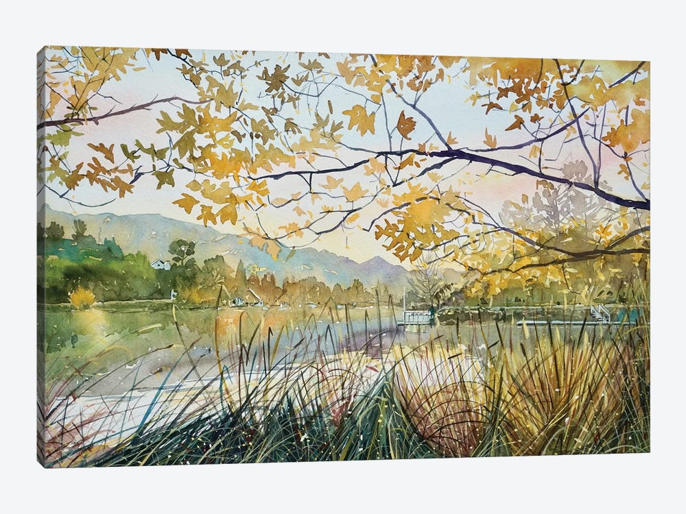South Lake Shore by Luisa Millicent 1-piece Canvas Artwork