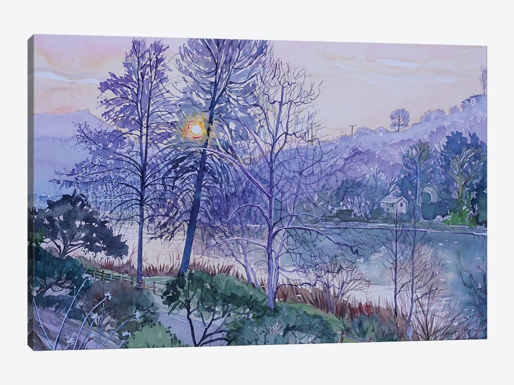 The View Over Lake Vista by Luisa Millicent 1-piece Art Print