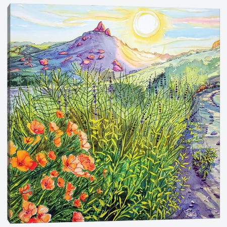 Rocky Oaks Springtime Canvas Print #LSM253} by Luisa Millicent Canvas Art