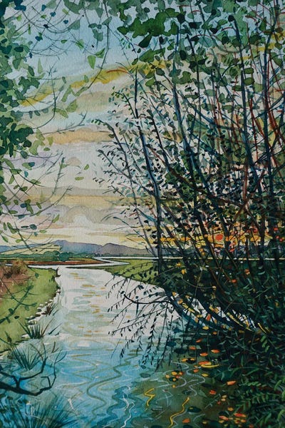Luisa Millicent: River Teme by Luisa Millicent