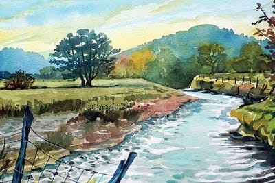 Herefordshire by Luisa Millicent canvas print