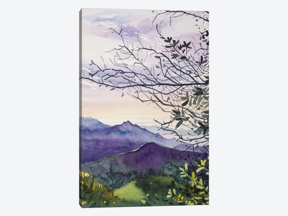 January Sunset - Topanga Canyon by Luisa Millicent 1-piece Canvas Art