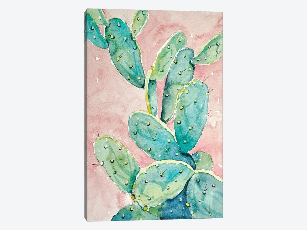 Garden Cactus by Luisa Millicent 1-piece Canvas Art Print