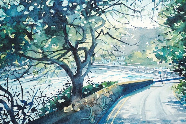 England: Cliff Street - Salcombe by Luisa Millicent