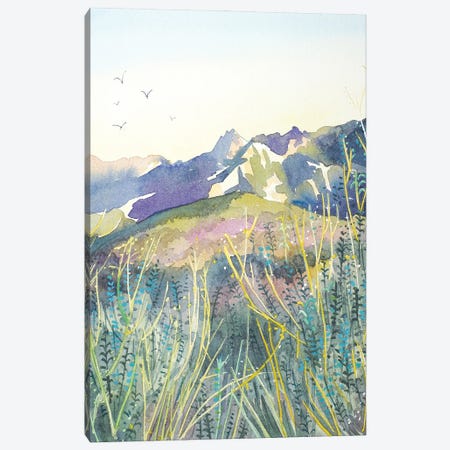 Evening View - Santa Monica Mountains Canvas Print #LSM41} by Luisa Millicent Canvas Art