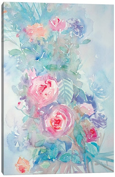 Floral Bouquet Canvas Art Print - Luisa Millicent