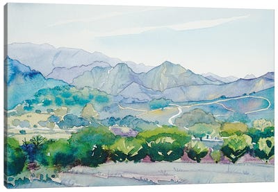 Malibu Creek - Winter Canvas Art Print - Luisa Millicent