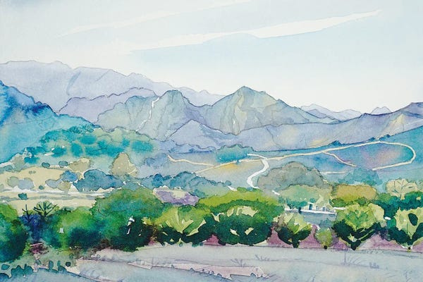 Luisa Millicent: Malibu Creek - Winter by Luisa Millicent