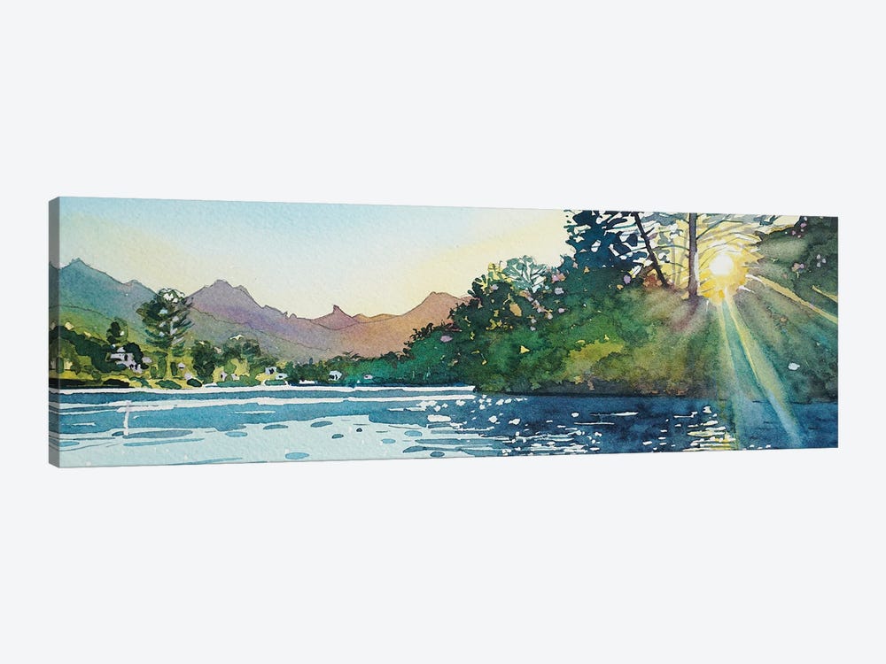 Spring Sunshine - Malibou Lake by Luisa Millicent 1-piece Art Print