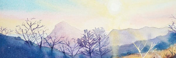 Maryland: Sugarloaf Mountain At Sunset by Luisa Millicent