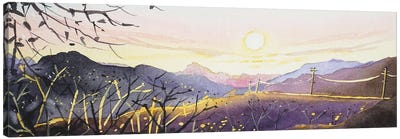 Mulholland Sunset Canvas Art Print - Luisa Millicent