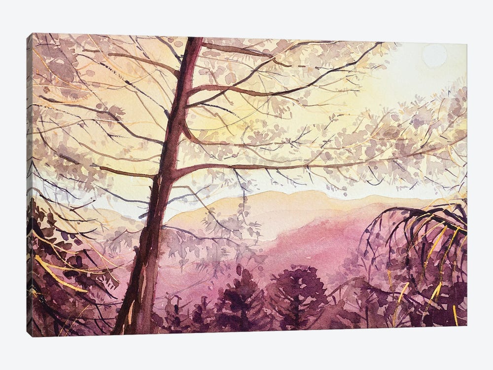Skyline Sunset - Topanga by Luisa Millicent 1-piece Canvas Artwork