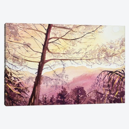 Skyline Sunset - Topanga Canvas Print #LSM87} by Luisa Millicent Canvas Art Print