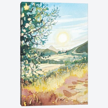 Sunny Afternoon - Reagan Ranch Canvas Print #LSM88} by Luisa Millicent Canvas Artwork