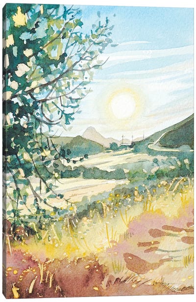 Sunny Afternoon - Reagan Ranch Canvas Art Print - Luisa Millicent