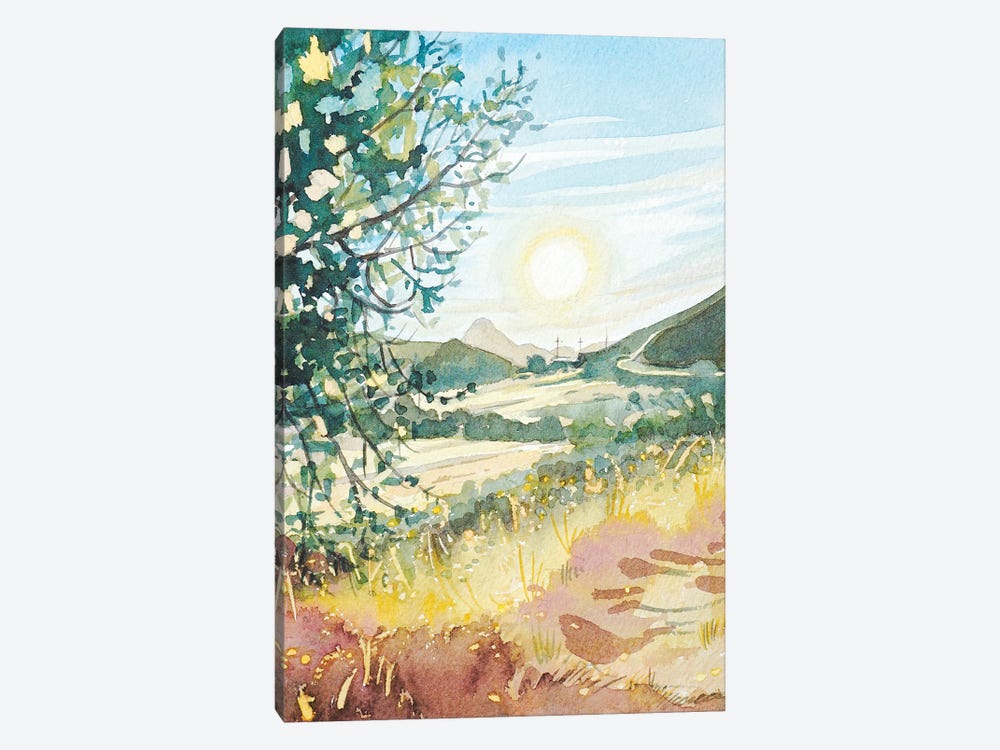 Sunny Afternoon - Reagan Ranch by Luisa Millicent 1-piece Canvas Print