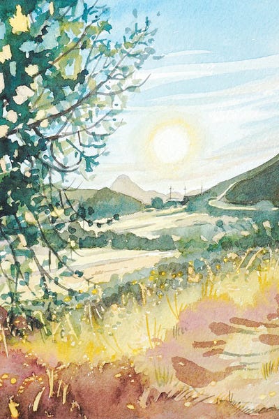 Hillsides: Sunny Afternoon - Reagan Ranch by Luisa Millicent