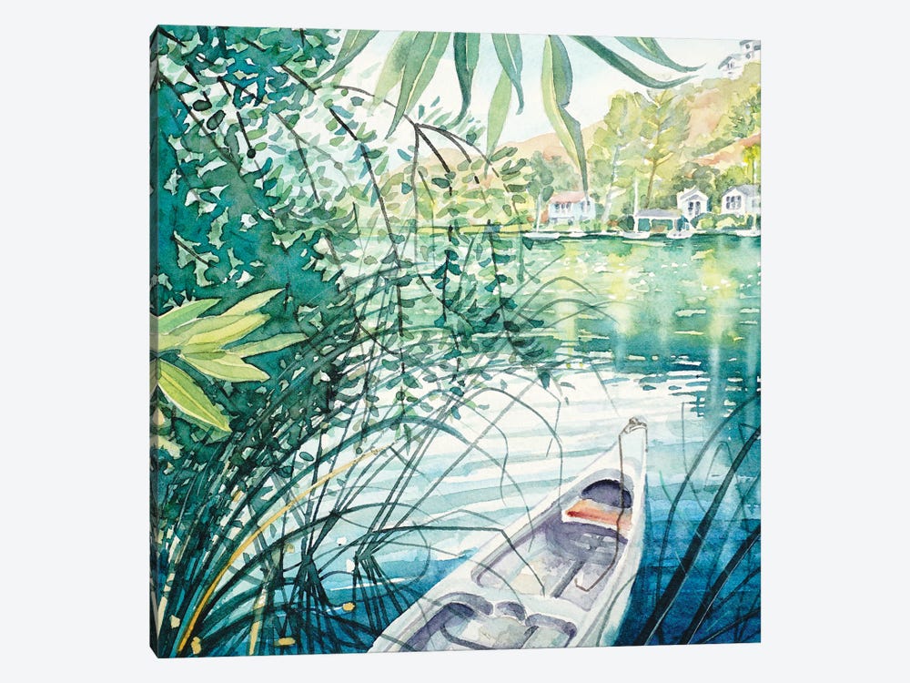 The Dock In Spring by Luisa Millicent 1-piece Canvas Wall Art