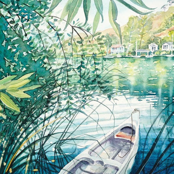 Luisa Millicent: The Dock In Spring by Luisa Millicent